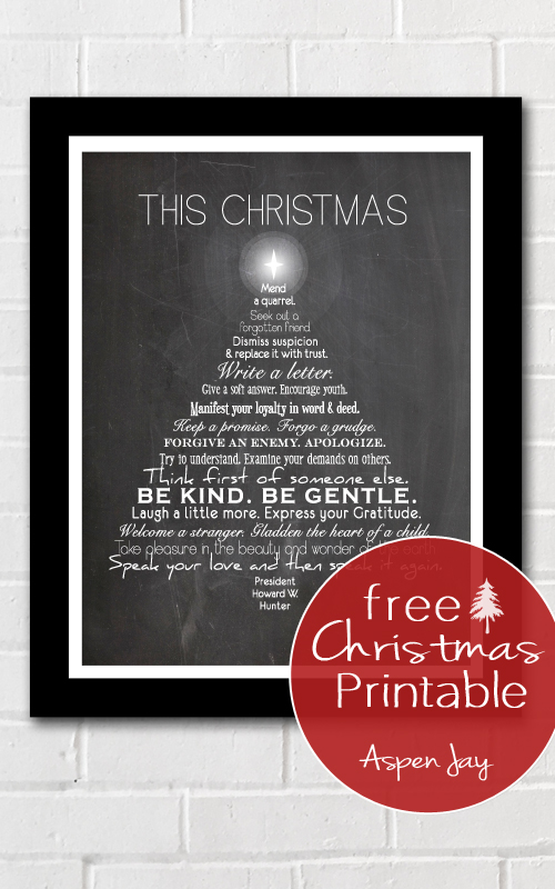This Christmas Free Printable - Aspen Jay