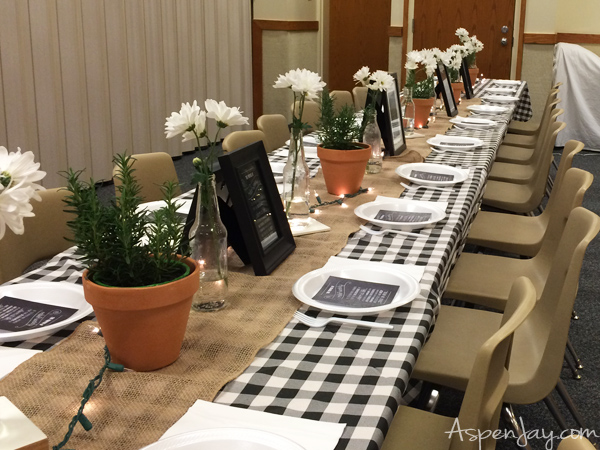 Italian Themed Dinner Party Relief Society Birthday Aspen Jay - Table Decorations For An Italian Themed Dinner Party