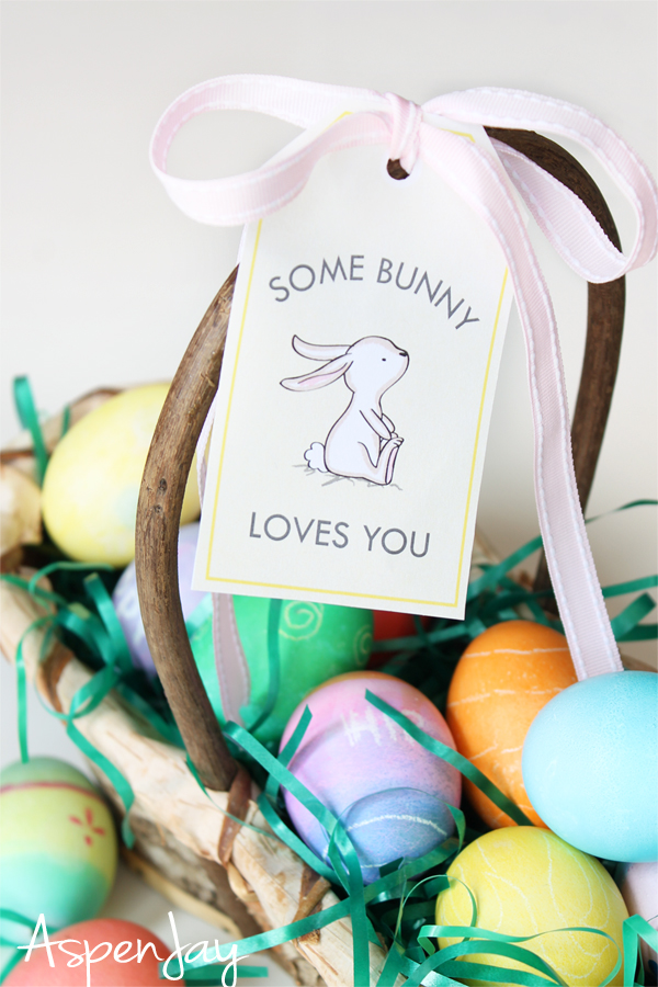44 8 EASTER BUNNIES FLORAL EGGS HANG GIFT TAGS FOR SCRAPBOOK PAGES 
